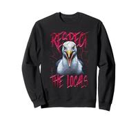 Respectez les habitants de Seagull Funny Seagull Sweatshirt