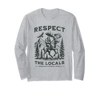 Respectez Les locaux Sasquatch Parcs nationaux américains Bigfoot Manche Longue