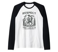 Respectez Les locaux Sasquatch Parcs nationaux américains Bigfoot Manche Raglan