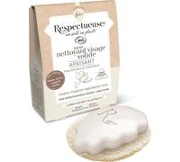 Respectueuse Kit Limpiador Facial Sólido Calmante + Porta Jabón