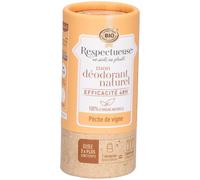 Parapharmacie en ligne > Hygiène & Premiers soins > Déodorants Respectueuse Mon Déodorant Naturel Peche de Vigne Bio 50 g