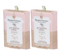 Respectueuse Mon Gel douche Solide NUTRITIF Bio Douche 2x75 g