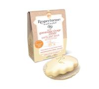 Respectueuse Mon Gommage Visage Solide Doux Bio 35g + Porte-Savon Végétal Offert