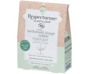 Respectueuse Mon Nettoyant Visage Solide PURIFIANT Bio Gel 35 g