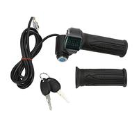 Respefinem 2pcs Poignée de lanière de contrôle de vitesse de traction de vélo électrique avec écran numérique vert idéal pour les vélos électriques et divers véhicules électriques adaptés