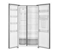 Respekta AC178BSWS-16 Réfrigérateur Congélateur Side-by-Side 178 cm Noir Steel