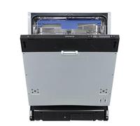 Respekta Anesa Lave-vaisselle encastrable entièrement intégré GSP60BAV, 60 cm / 9 programmes/Aquastop/Ouverture automatique de la porte/Support pour verres à vin / 42 dB/Classe B