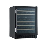 Respekta Cave à vin sous plan pour 46 bouteilles standard / 129 L de volume utile / 2 zones de température, de 5 °C à 22 °C/Touch Control/Lampe LED/Max. 43 dB/WKSU 46-19