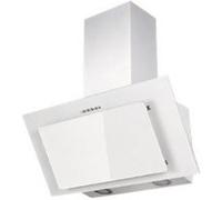 Hotte aspirante Respekta/Hotte îlot de 60 cm/Boîtier en métal avec écran en verre en blanc/Fonction d'extraction et de recyclage de l'air / CH33060WB / B / 51 - 63,5 dB