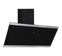 Respekta Hotte aspirante CH89090S – 90 cm, écran verre noir sans visière, A++