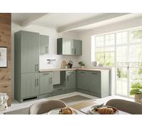 respekta Cuisine maison de campagne Vert Anton Bloc vide (280 cm, forme de L)