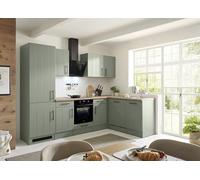 respekta Cuisine maison de campagne vert Anton vitrocéramique (280, forme de L)