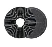 Respekta Filtre à Charbon Actif pour Hottes Aspirantes - Lot de 2 - Filtre à Charbon pour Mode Recyclage - MIZ 0058 N