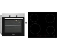 Backofen Herd Kochfeld Herdset Induktion Einbau Timer 56 L Respekta