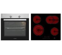 Respekta Four encastrable autonome, en acier inoxydable, vitrocéramique Touch Control