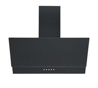 Respekta hotte aspirante en noir mat avec écran en verre/hotte murale inclinée 60 cm/A+ / fonctionnement en évacuation ou en recyclage/débit d’air 297,9 m³/h / 47-67 dB / CH35060MS-19