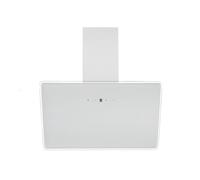 Respekta Hotte aspirante sans hotte/Hotte inclinée 80 cm/Boîtier métallique avec écran en verre blanc/Fonction évacuation et recyclage de l'air / CH112080W / A++ / 39-61 dB
