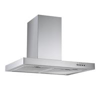 Respekta - Hotte Monobloc Hotte Murale Hotte Cheminée Acier Inoxydable 60 Cm Led