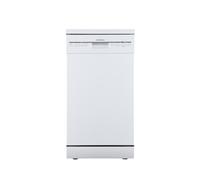 Respekta Lave-vaisselle Bena, 45 cm, pose libre, 5 programmes, départ différé, ouverture automatique, 49 dB, classe D, blanc