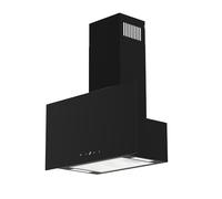 Respekta Lio Hotte aspirante sans hotte 60 cm/Façade en verre plat/Couleur noire/Classe d'efficacité énergétique A+ / 57 dB/Débit d'air 325,8 m³/h / CH27060S-20
