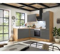 Respekta Marleen Premium Cuisine d’angle L 250 cm Gris Artisan Eiche