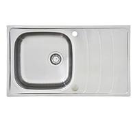 Respekta MIAMI86X50 Évier encastrable en acier inoxydable 86 cm