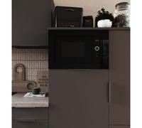 Respekta - Micro-ondes Micro-ondes Encastrable Gril Acier Inoxydable 800 Watts 8 Programmes 20 L