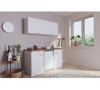 Respekta Miniküche Singleküche Cuisine Intégrée 150 cm Blanc UKS110