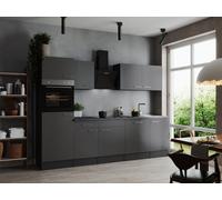 Respekta Oliver Cuisine Intégrée Bloc Cuisine 280 cm Gris Mat