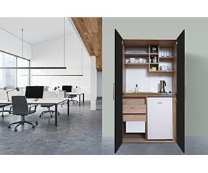 respekta Peter Meuble de Cuisine en Bois Noir 100 cm