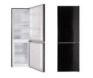 Respekta Réfrigérateur congélateur pose libre / 109 L de réfrigération / 48 L de congélation/avec bac à glaçons / KG144S-37 / (H) 144 x (L) 47,4 x (P) 49,5 cm / 39 dB/Noir