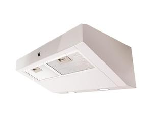 Respekta Sanja Hotte aspirante encastrable 60 cm/Écran en verre avec cadre en acier inoxydable blanc/Fonction évacuation et recyclage de l'air / CH12060W 55 - 64 dB