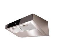 respekta CH12060IX-21 A+ Unterbauhaube Sanja, 60 cm breit, 406 m³/h, TocuhControl, 6 Leistungsstufen, Edelstahl/Glasblende schwarz