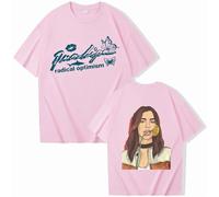 Respeto Chanteur T-Shirt Dua T-Shirt Lipa Drôle Dessin Animé Coton T-Shirt Col Rond Manches Courtes Vintage T-Shirt Musique Chemise Fan Cadeau XS-3XL-Black||XS
