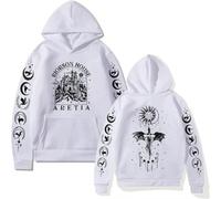 Respeto Sweat À Capuche Fourth Wing, Sweat-Shirt À Capuche Basgiath War College, Sweat-Shirt Dragon Rider, Vêtements Y2k pour Hommes, Sweat-Shirt À La Mode, Streetwear XS-3XL-Black||XS