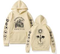 Respeto Sweat À Capuche Fourth Wing, Sweat-Shirt À Capuche Basgiath War College, Sweat-Shirt Dragon Rider, Vêtements Y2k pour Hommes, Sweat-Shirt À La Mode, Streetwear XS-3XL-Black||XS