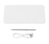 Respice Finem Calculatrice de Bureau avec Tablette d'écriture, Calculatrice de Bureau Pliable et Rechargeable à 12 Chiffres pour étudiants et employés, Calculatrice financière à (Blanche)