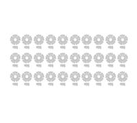 RESpice Finem Hummingbird mangeoires de Remplacement des Fleurs Non glissantes Pratiques avec Une Forme Unique idéale pour Les Jardins améliorant l'expérience d'alimentation des (White)