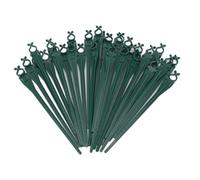 Respice Finem Lot de 50 piquets universels pour lumières de Noël de 22,9 cm de Haut pour lumières de Noël C7 C9, pelouse, Patio, Chemin, passerelle, Noir (Verte)