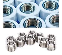 Respicefinem 10 Pices Insert Filet M8 X 1,25 Femelle et M12 X 1,75 Mle crou de Rparation en Acier Inoxydable Manchon Filet crou Filet Outils de Rparation