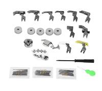 Respicefinem 17 Ensembles Universel Industriel Plat Machine À Coudre Pièces Presseur Pied de Pression Accessoires Cas Et Robuste Fit Pour La Plupart Industrielle Fla
