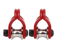 Respicefinem 2 PCS RC Modèle Simulaté Rope de câble en Acier à poulie Idéal pour Les Voitures de Robot HSP et Autres Marques RC compatibles Construction MÉTALES (Tapez A)