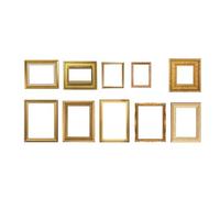 Respicefinem 20 pièces autocollants de décoration rétro cadre miroir autocollants en animaux de compagnie pour bricolage artisanat Scrapbooking Album Photo Art mural (Tapez 1)