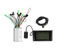 Respicefinem 24V 48V 250W 350W Electric Cycle Brushless Controller SW900 LCD Panneau d'affichage Kit pour 22 2mm Guidon Boîtier en métal de qualité supérieure avec rainures pour la chaleur
