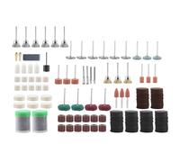 Respicefinem 347 pièces Kit d'accessoires de roue d'outil rotatif de meulage, de ponçage et de polissage pour l'artisanat du métal et du bois et les projets de bricolage avec des