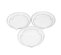 Respicefinem 3PCS Fryer Rack Set Stainless Steel Round Stackable Multi Layer Dehydrator Rack Ideal for Frying and Baking in Cozyna 4 8 to 6 6L Fryers Ovens Steam Pots and Mi