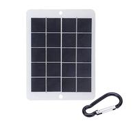 RESpiceFinem 3W 5V Panneau de Charge Solaire en Silicium monocristallin en Silicium Haute efficacité étanche et Compact pour Les lumières LED de Charge en Plein air Puissance