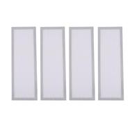 Respicefinem 4pcs Floor Vent Covers Made Of Premium Pvc With Magnetic Adsorption Ultra Fine Mesh Design And Debris Ideal For German Homes On Floor (White)