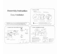 Respicefinem Bidet chaud et froid, buse automatique, fixation de toilette, Spray de salle de bain Non électrique