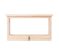 Respicefinem Boîte d'observation Transparente Double Face pour l'élevage d'abeilles avec évents pour l'apiculture et la Surveillance éducative de la Ruche